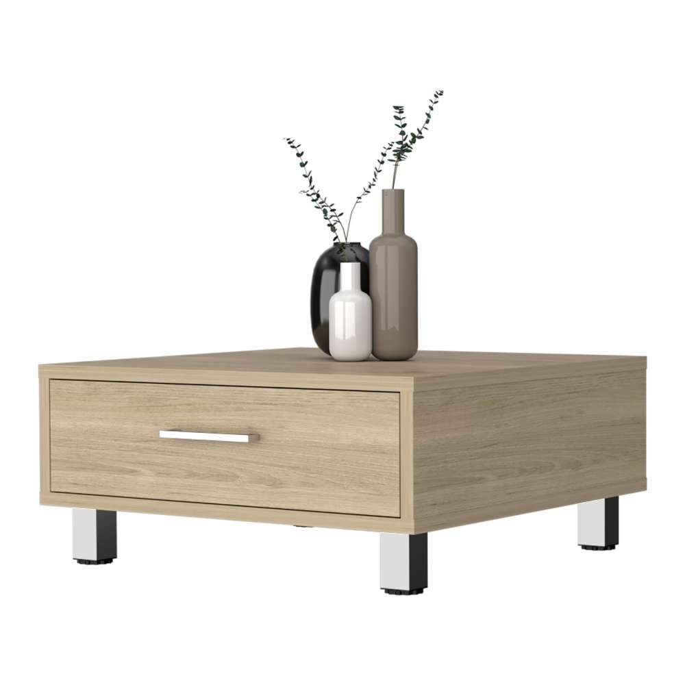 Mesa de Centro Beijing Rovere 60x26.3cm Rectangular con Patas y con Compartimientos - Mesas | Bylmo