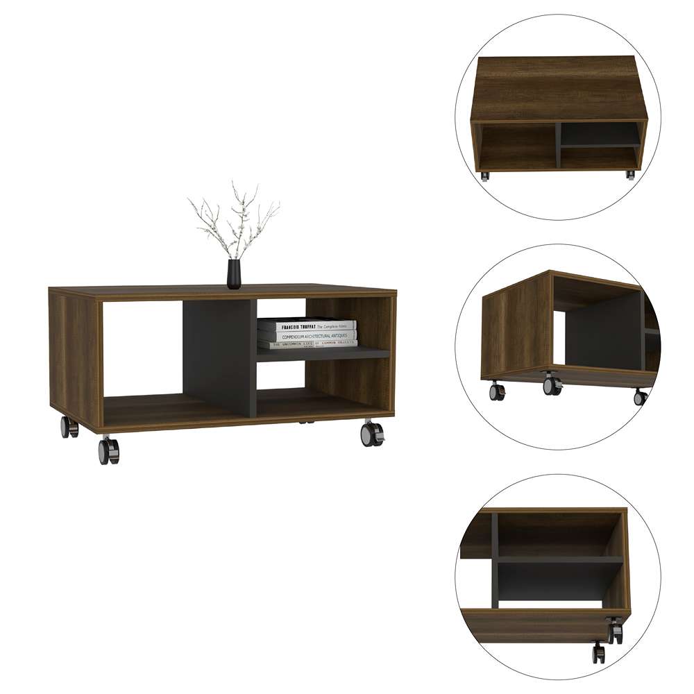 Mesa Classic Caramelo 80 cm con Entrepaños - Mesas | Bylmo