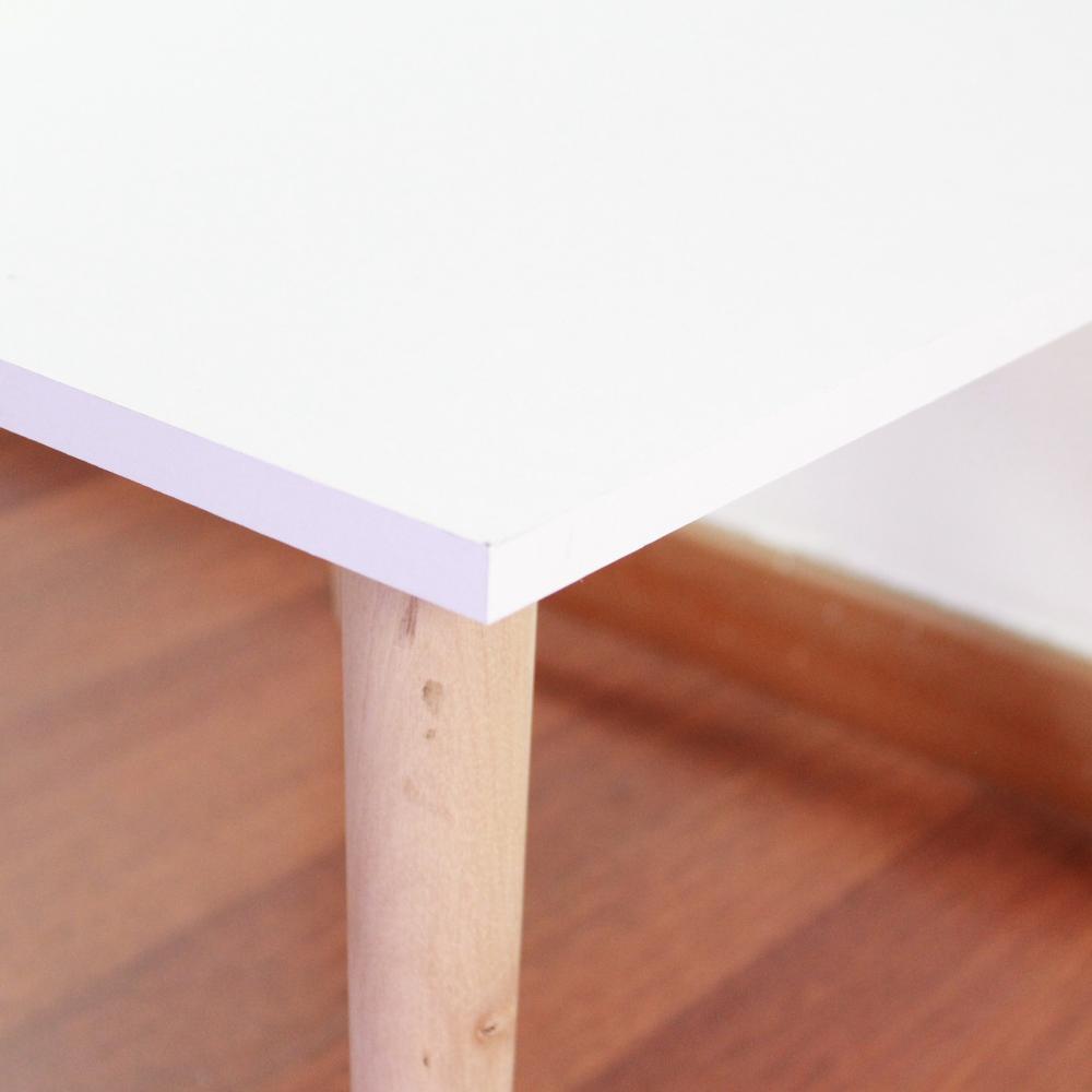 Mesa de Centro Turku Blanco 60 cm Cuadrada - Mesas | Bylmo