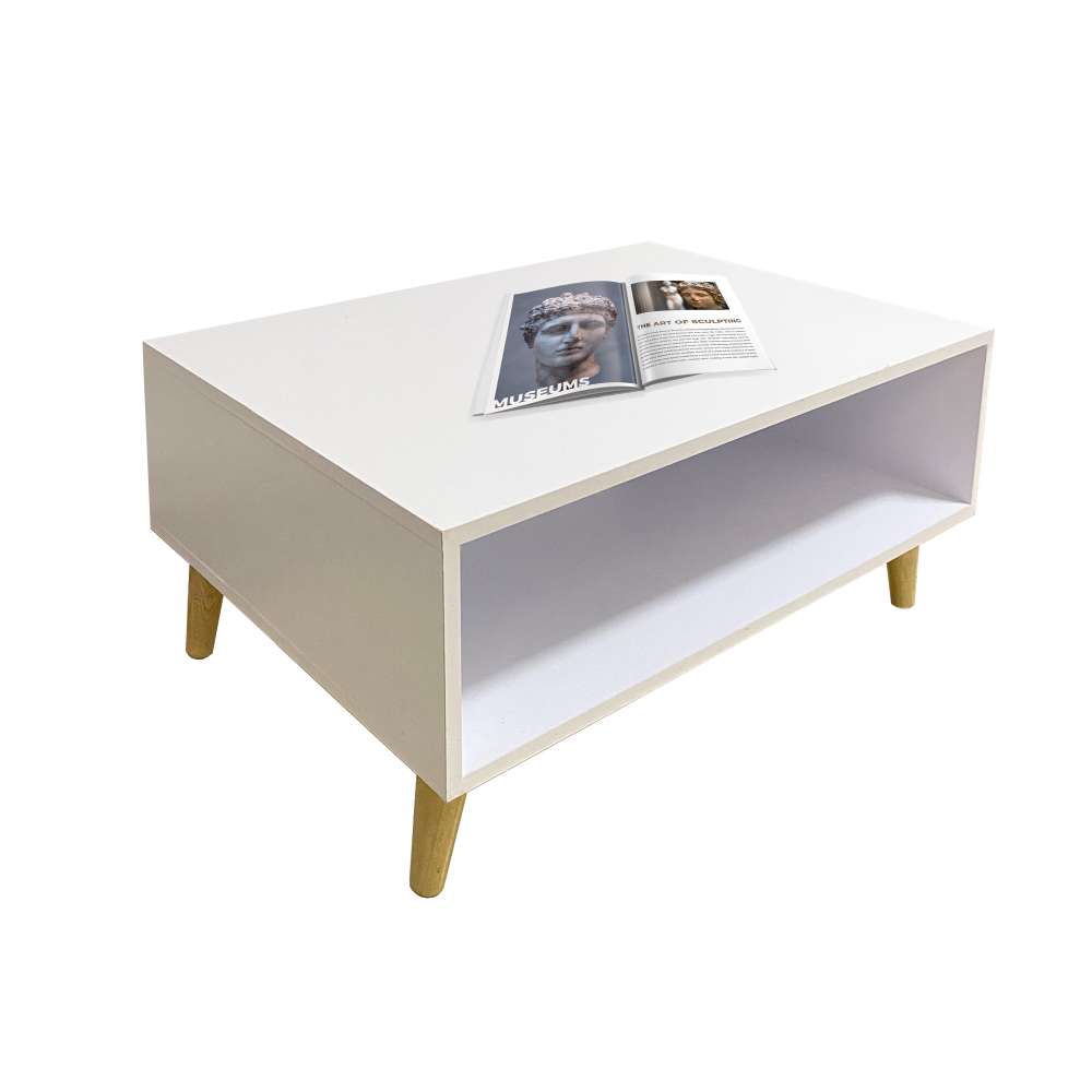 Mesa King Blanco 80 cm Rectangular - Mesas | Bylmo