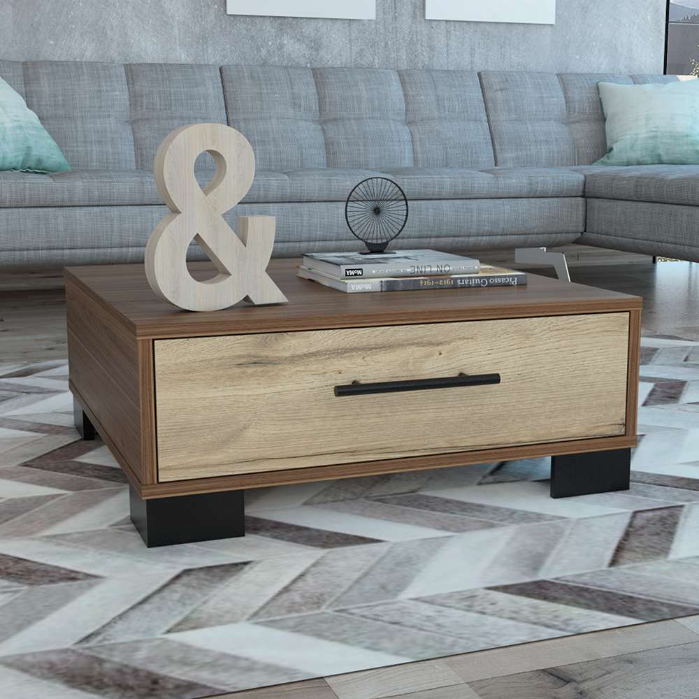 Mesa de Centro Marsella Gales 60x23.8cm Rectangular Con Patas - Mesas | Bylmo