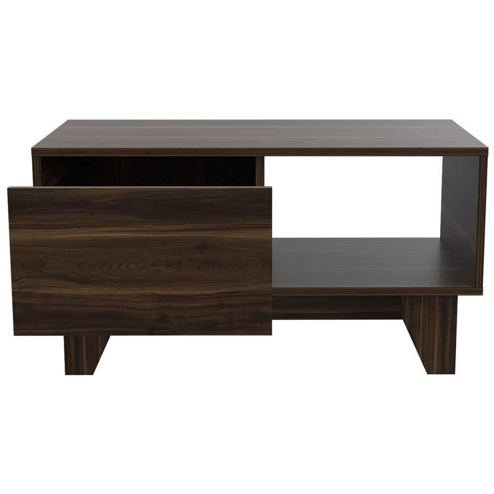 Mesa de Centro Portanova Habano 78.5x42cm Rectangular con Patas y con Compartimientos - Mesas | Bylmo