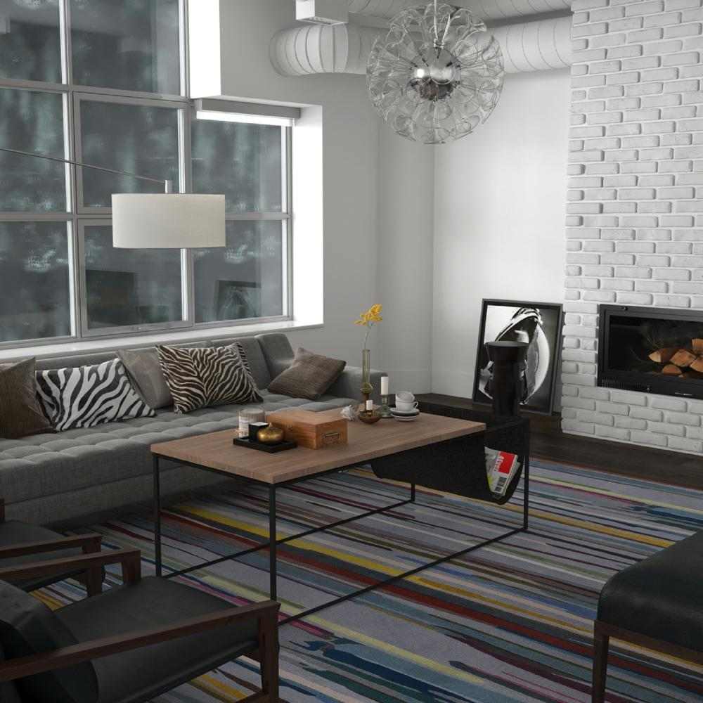 Mesa Urban Amareto 120 cm con Revistero - Mesas | Bylmo