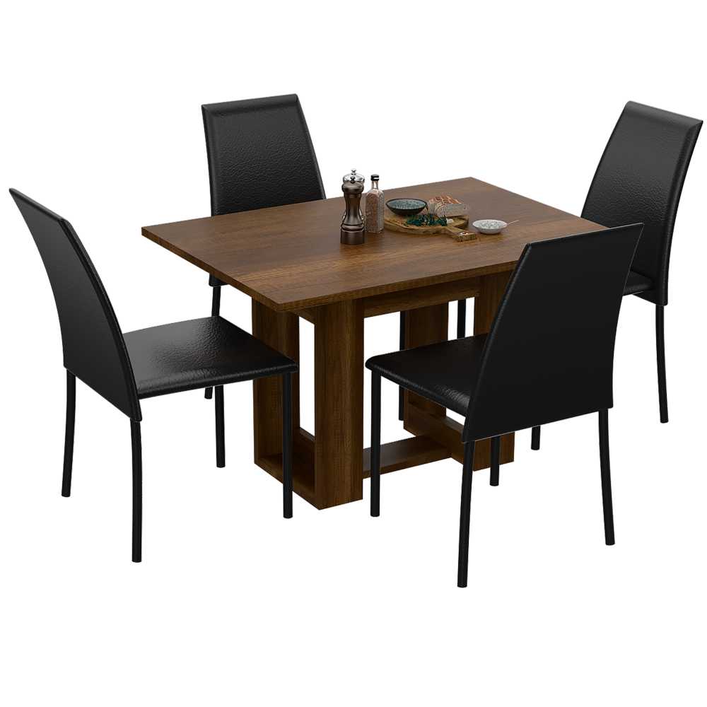 Comedor Volterra Caramelo 120x74.05cm Rectangular de Cuatro Puestos y sin Sillas - Comedores | Bylmo