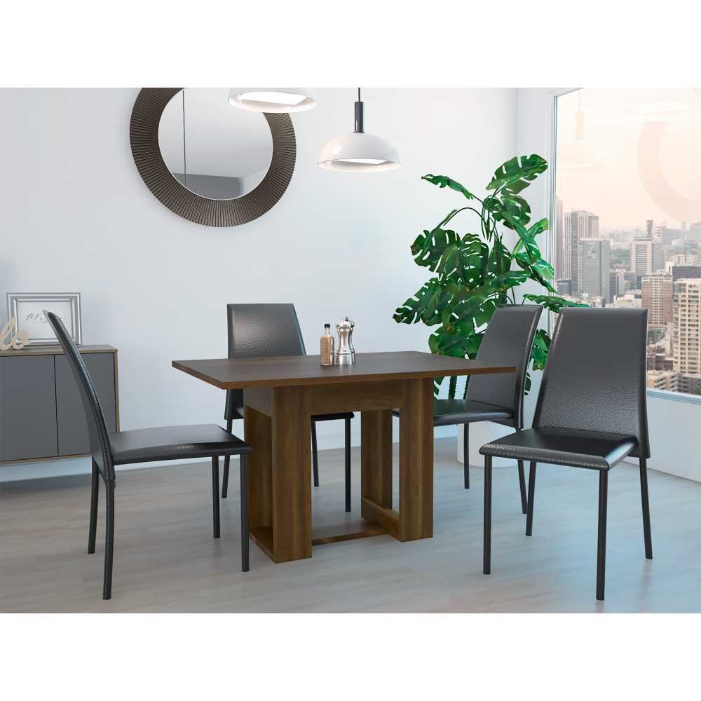 Comedor Volterra Caramelo 120x74.05cm Rectangular de Cuatro Puestos y sin Sillas - Comedores | Bylmo