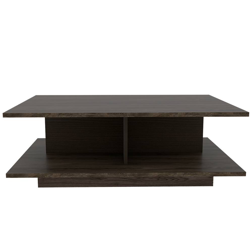 Mesa de Centro Bengala Coñac 100x37cm Rectangular y con Compartimientos - Mesas | Bylmo