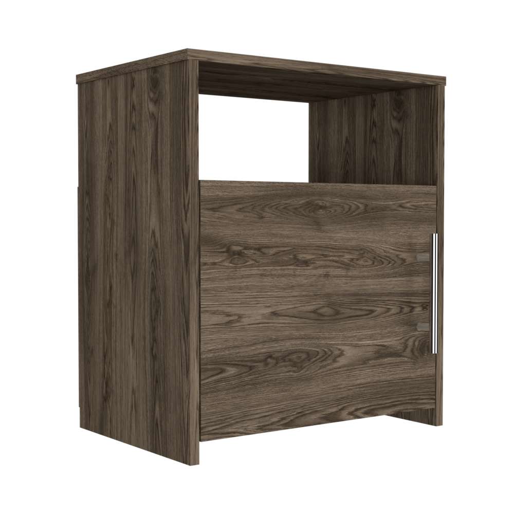 Mesa de Noche Nordico Coñac 50 cm con Una Puerta - Mesas de Noche | Bylmo