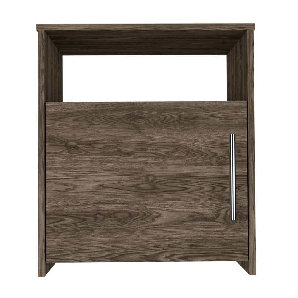 Mesa de Noche Nordico Coñac 50 cm con Una Puerta - Mesas de Noche | Bylmo