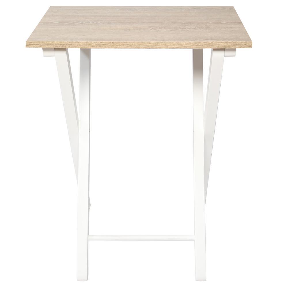 Mesa Ilusion Vienes y Blanco 38 cm Plegable - Mesas | Bylmo