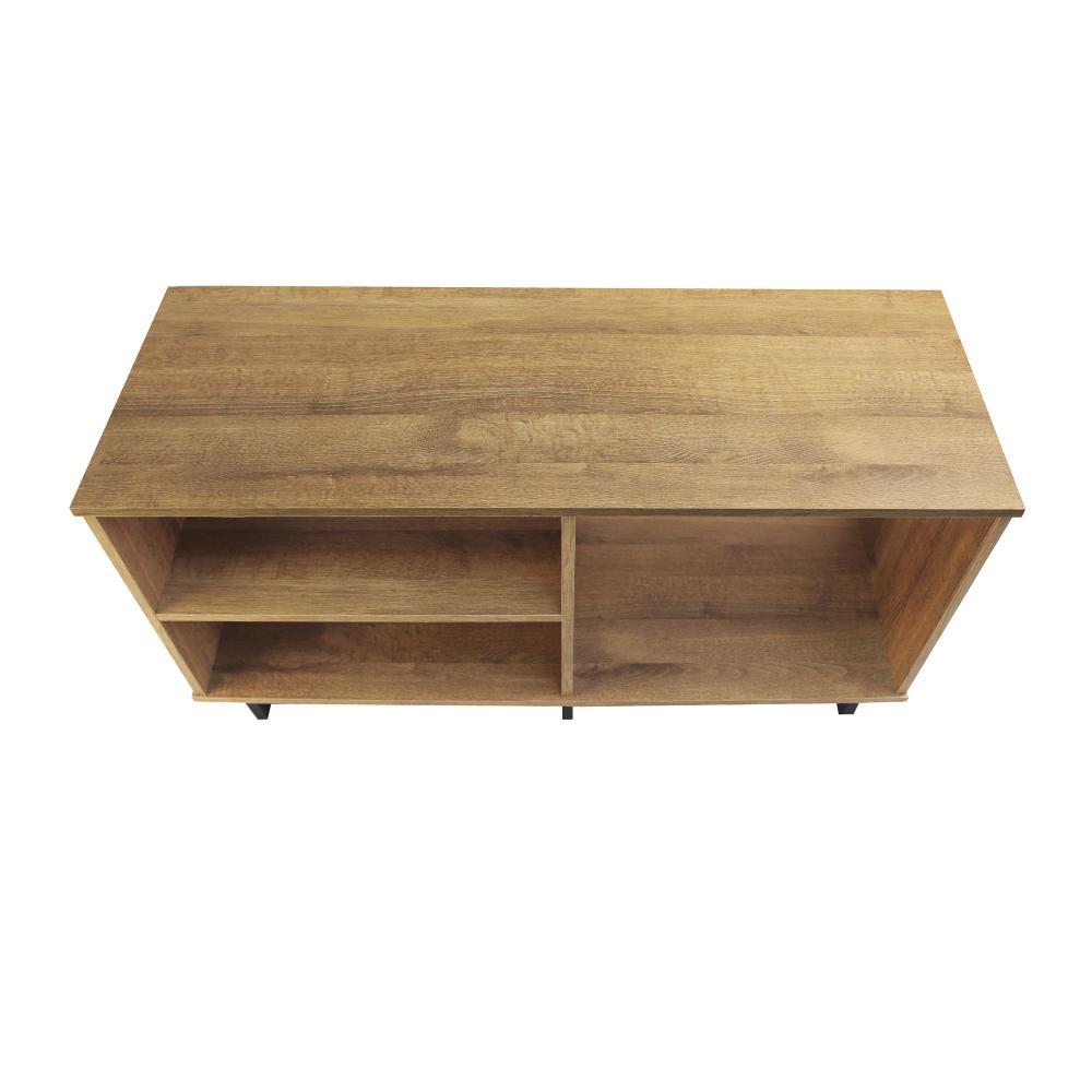 Mesa para TV Nueva York Amareto 110 cm con Entrepaños - Muebles para TV | Bylmo