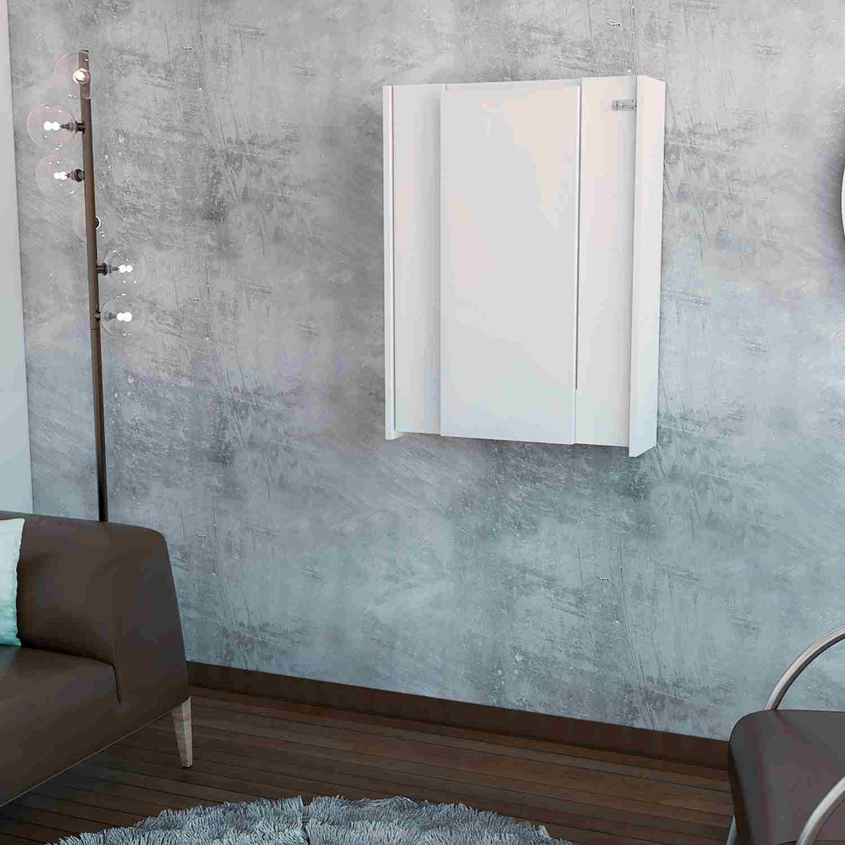 Mesa Vatta Blanco 60x80cm sin Cajones y sin Portabotellas - Bares | Bylmo