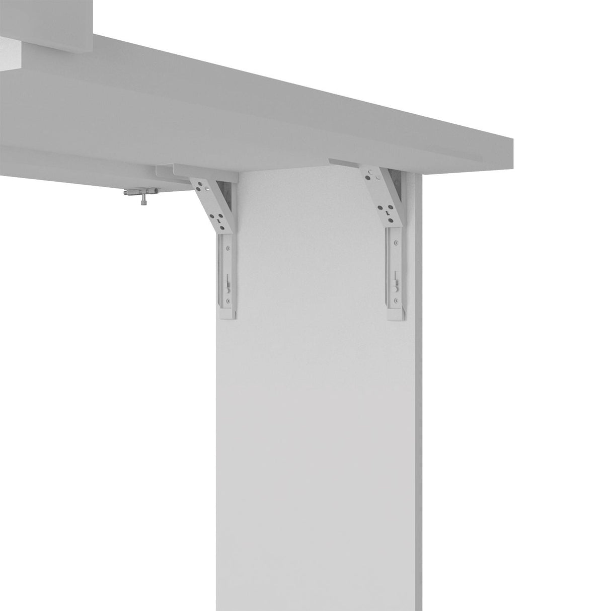 Mesa Vatta Blanco 60x80cm sin Cajones y sin Portabotellas - Bares | Bylmo