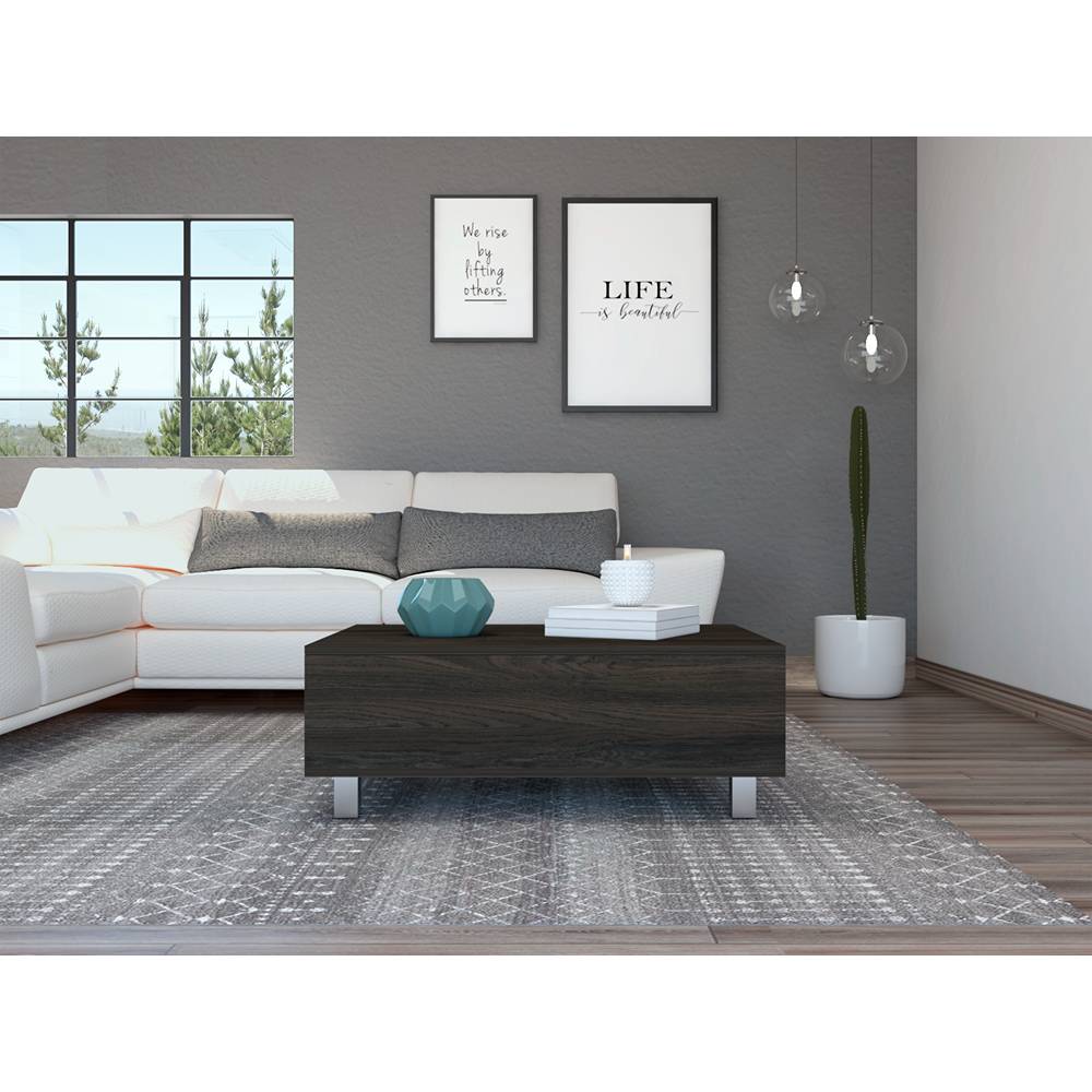 Mesa Gambia Carbón 80 cm Transformable - Mesas | Bylmo