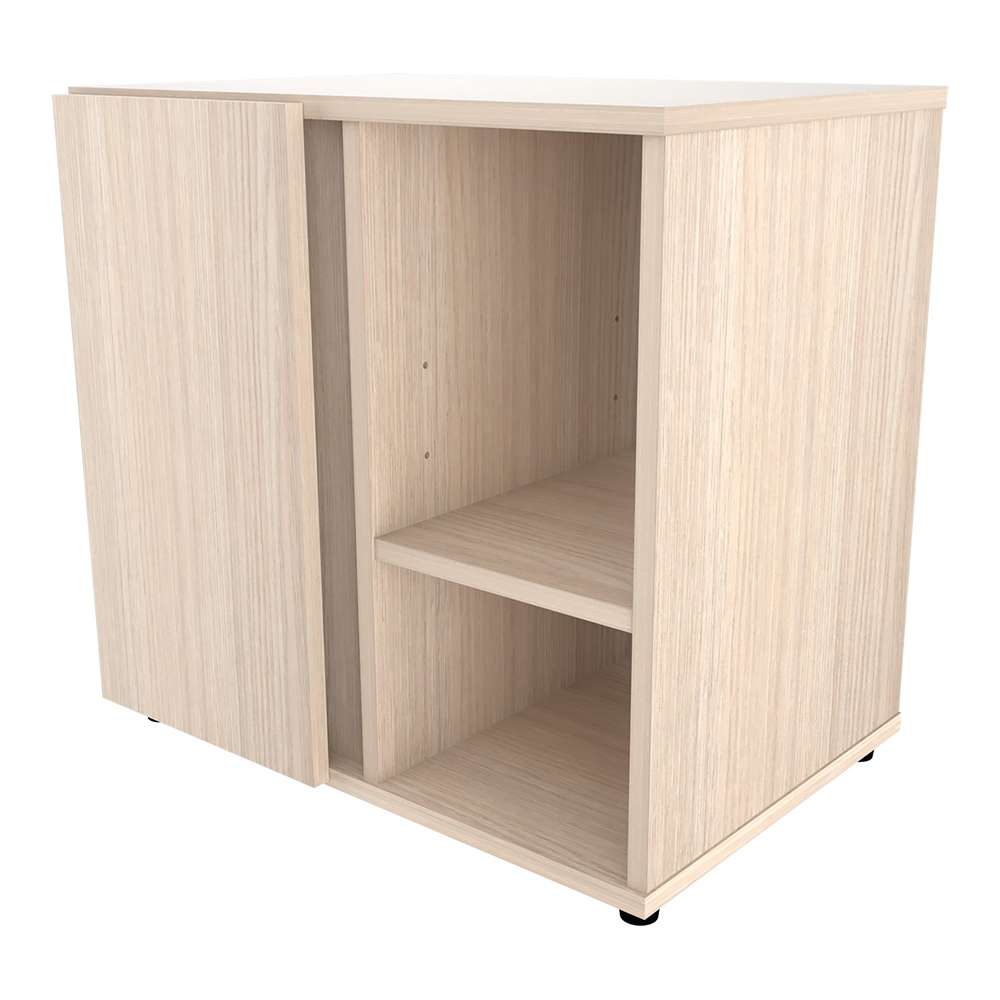 Mesa de Noche Amaretto 49x53cm con Dos Compartimientos y con Una Puerta - Mesas de Noche | Bylmo