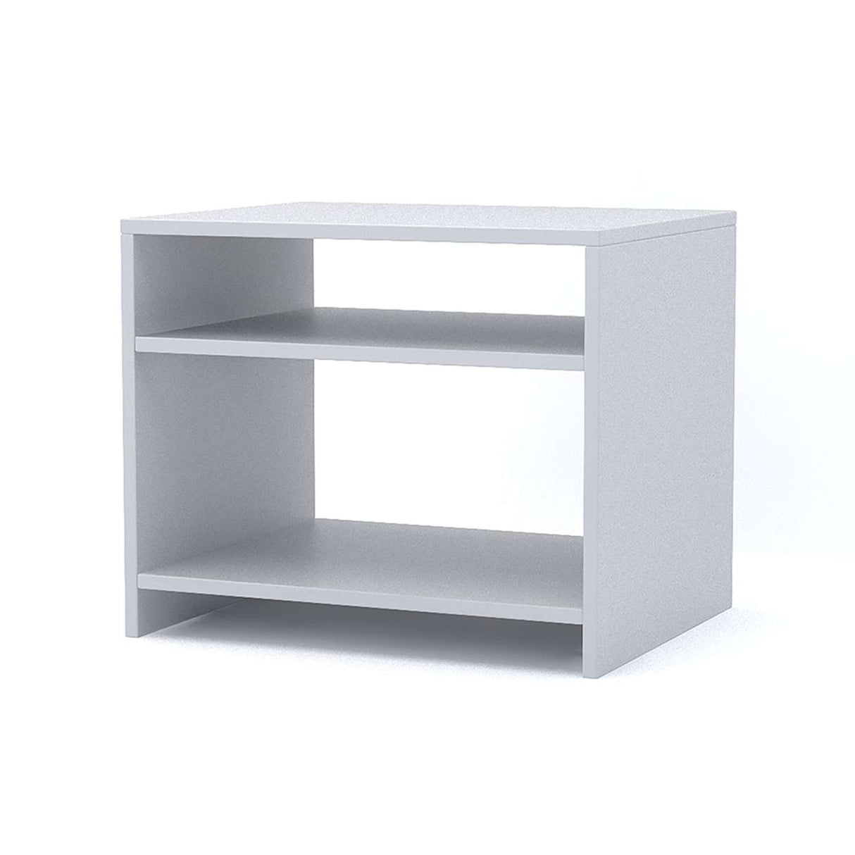 Mesa de Noche Caen Blanco 50 cm con Compartimiento - Mesas de Noche | Bylmo