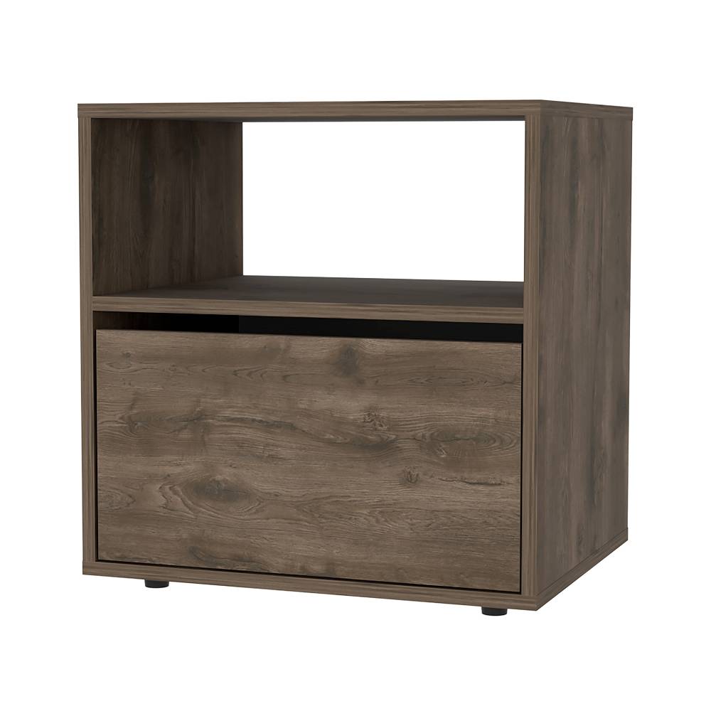 Mesa de Noche Galento Bellota 50 cm con Una Puerta - Mesas de Noche | Bylmo