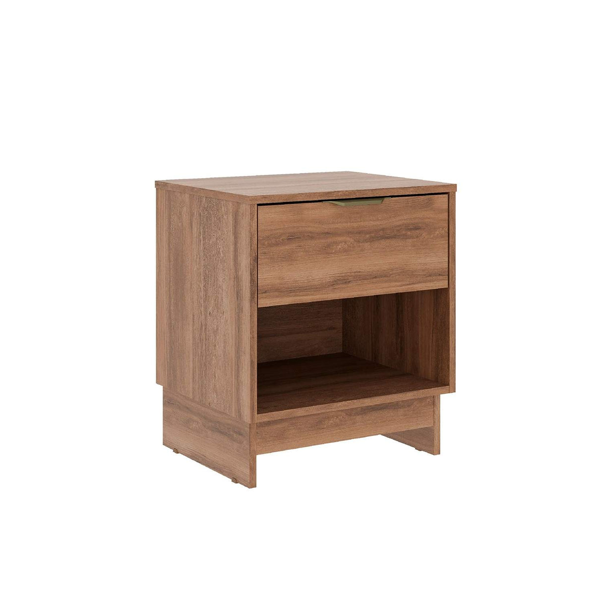 Mesa de Noche Hanaki Noce 48x56cm con Un Cajón y con Un Compartimiento - Mesas de Noche | Bylmo