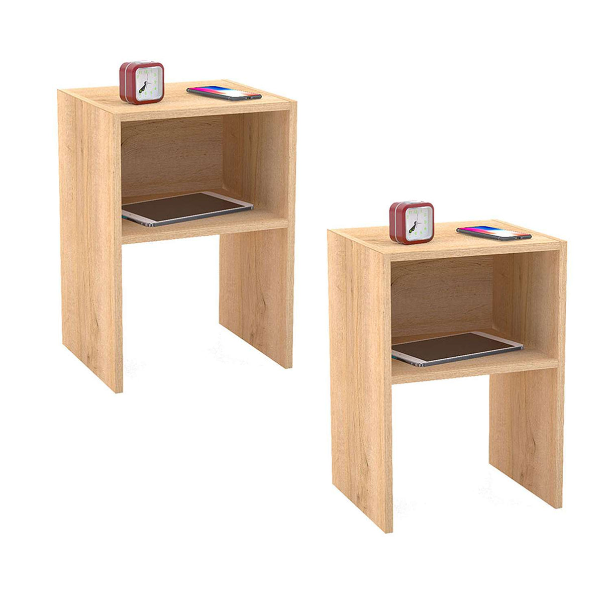 Mesa de Noche Reims Duna 35 cm Minimalista - Mesas de Noche | Bylmo