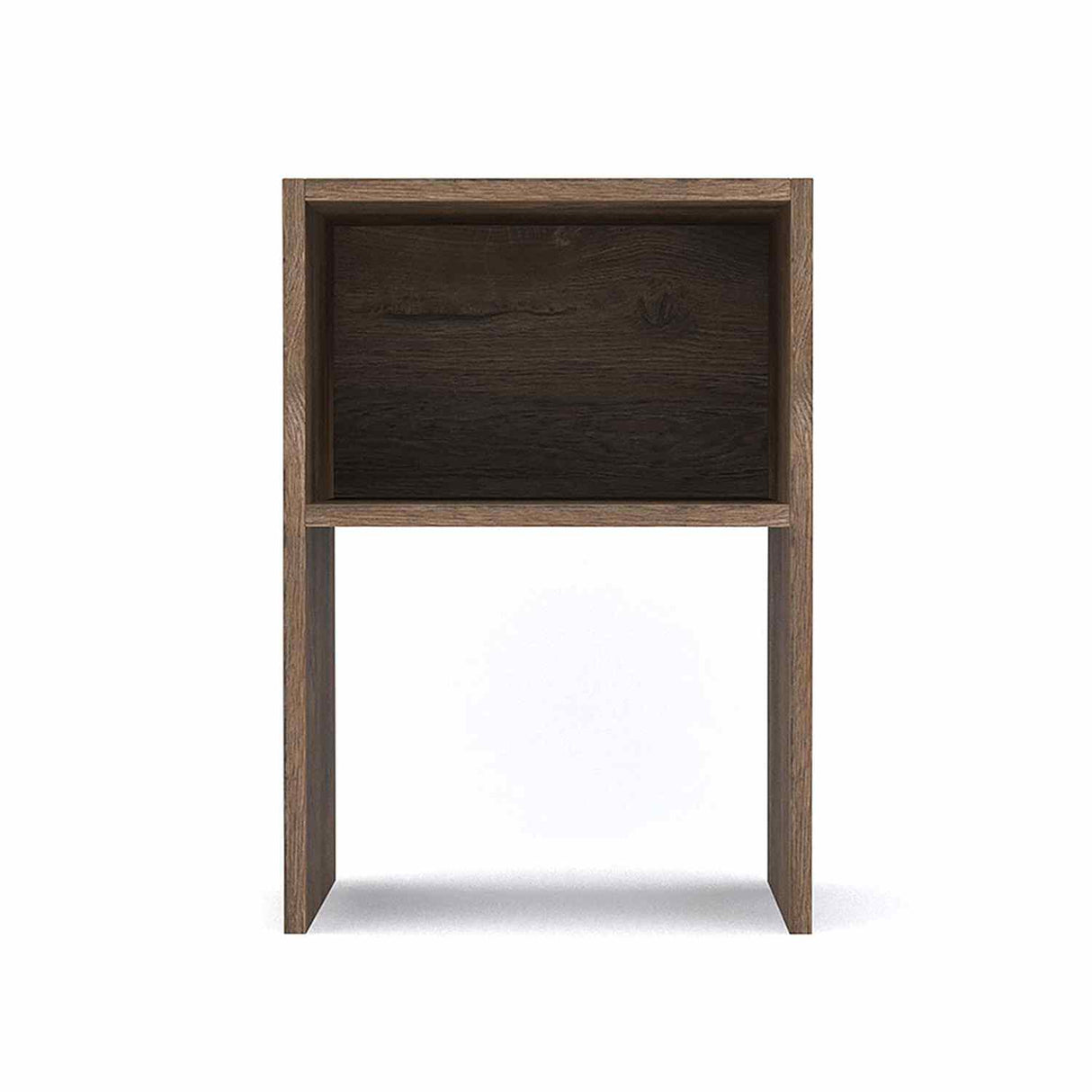 Mesa de Noche Reims Nogal 35 cm Minimalista - Mesas de Noche | Bylmo