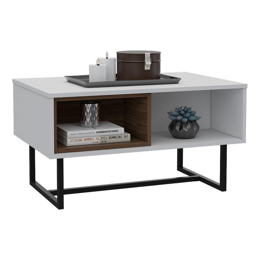 Mesa Pergamo Plus Blanco y Gales 79 cm Rectangular - Mesas | Bylmo