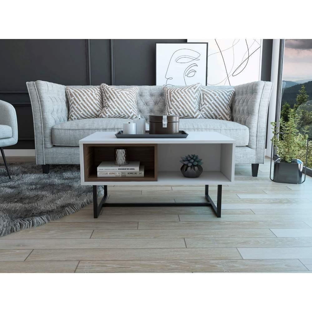 Mesa Pergamo Plus Blanco y Gales 79 cm Rectangular - Mesas | Bylmo