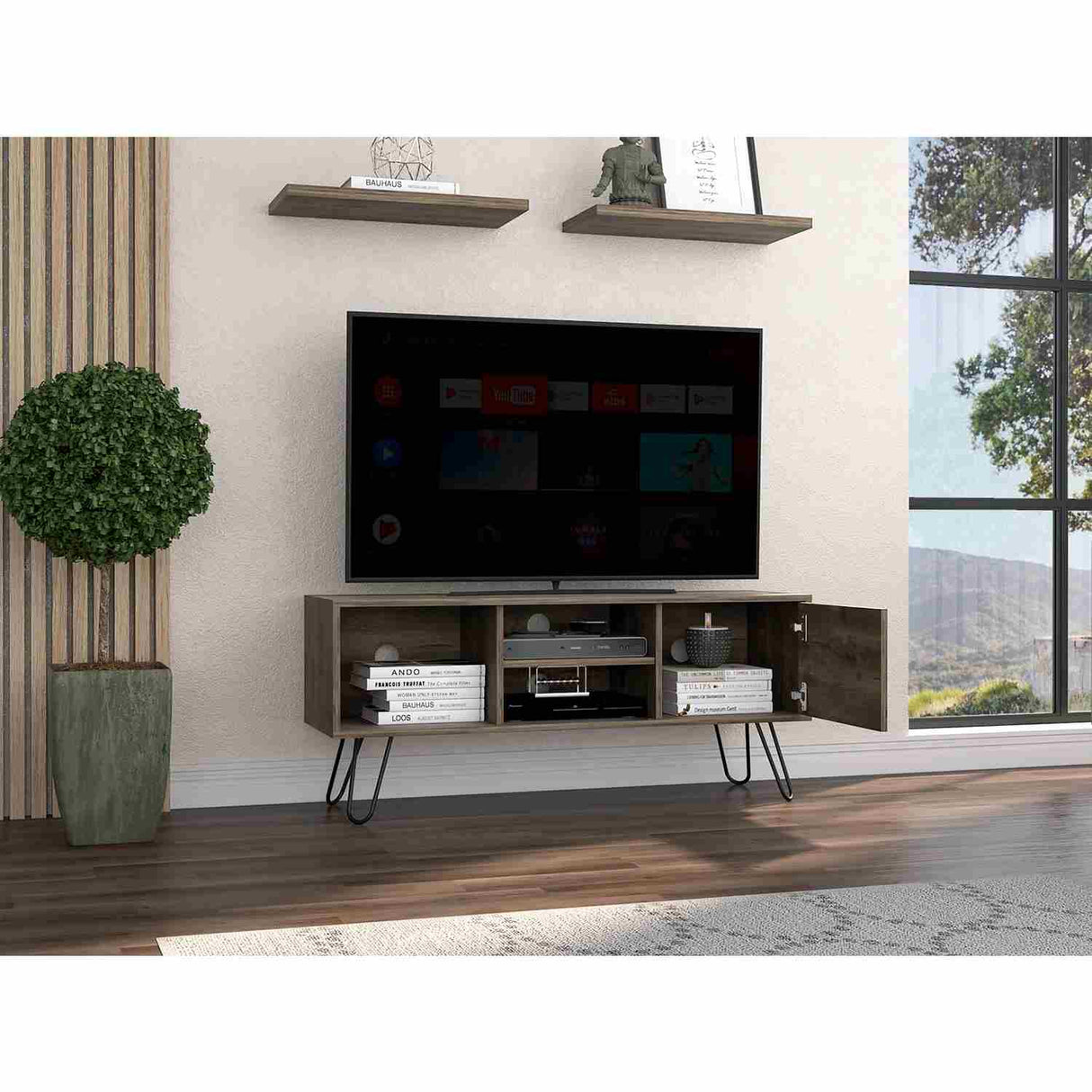 Mesa para TV Andorra Bellota 115 cm para TV Hasta 50 Pulgadas - Muebles de TV | Bylmo