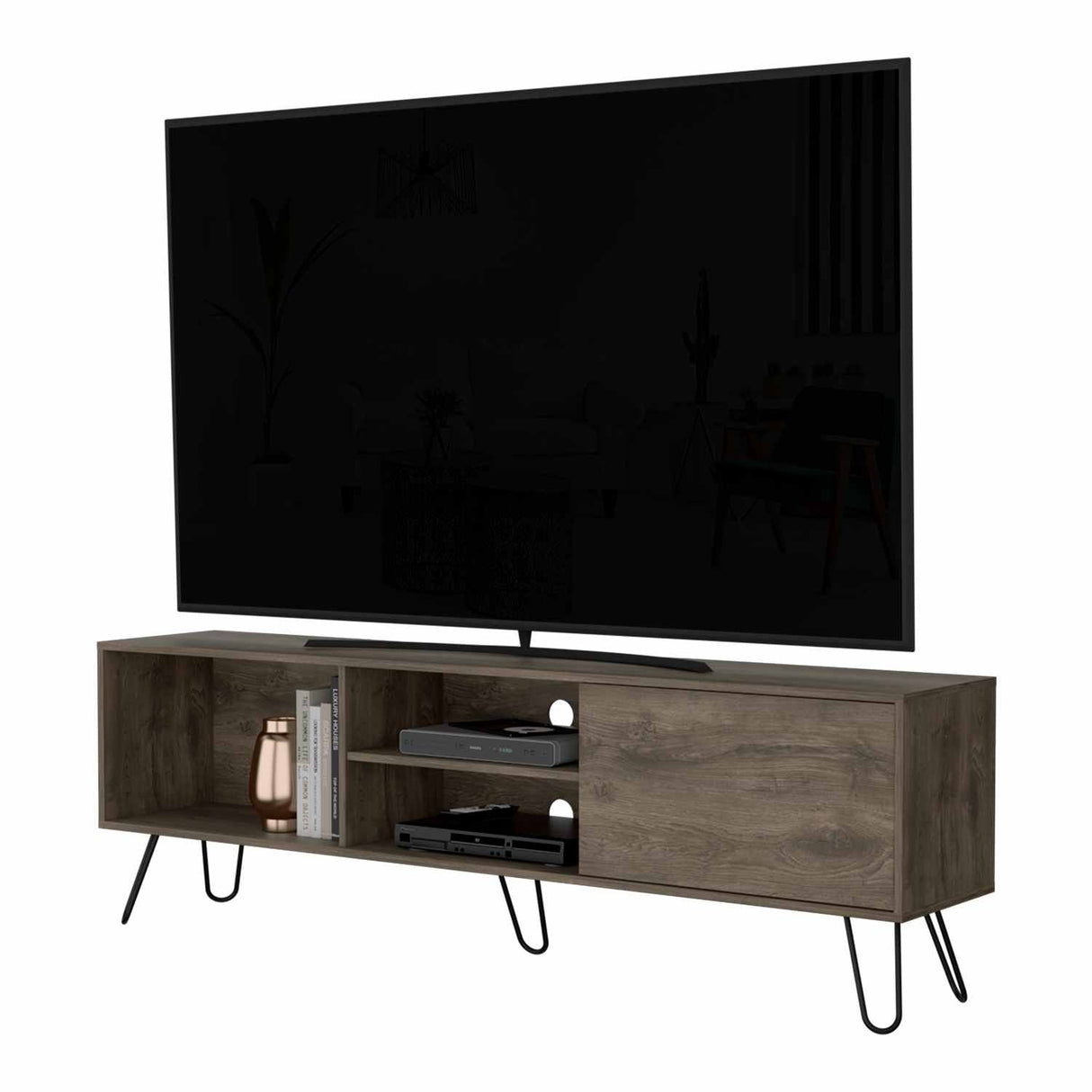 Mesa para TV Arlec Bellota 180 cm para TV hasta 75 Pulgadas - Muebles de TV | Bylmo