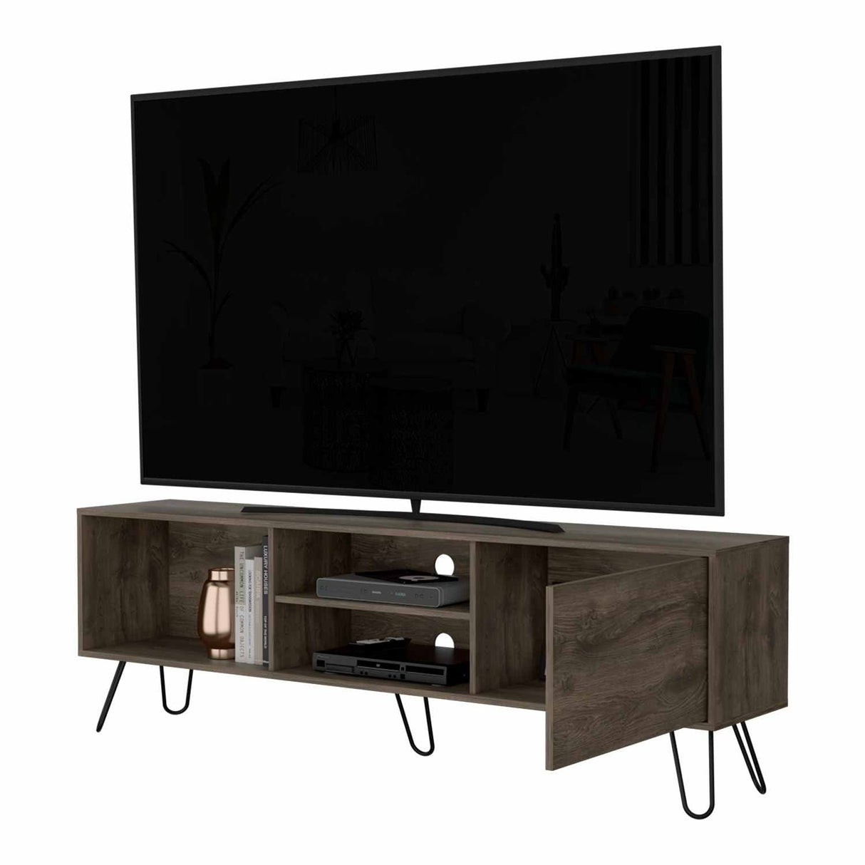 Mesa para TV Arlec Bellota 180 cm para TV hasta 75 Pulgadas - Muebles de TV | Bylmo