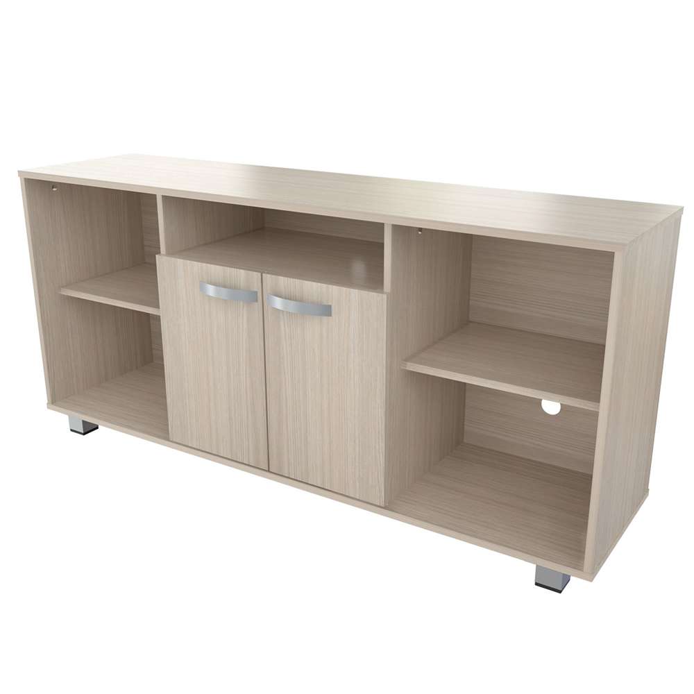 Mesa para TV Arena 140x140cm Para TV Hasta 60 Pulgadas con Un Cajón con Ranuras para Cables y con Patas - Muebles de TV | Bylmo