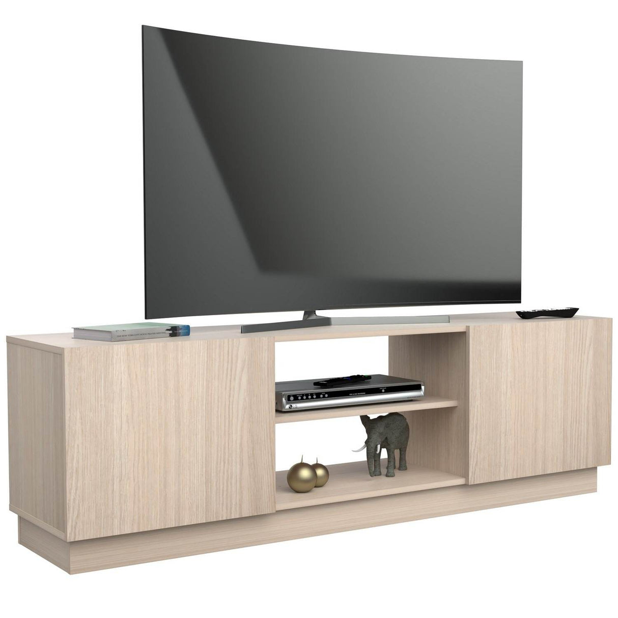 Mesa para TV Arena 160x50cm Para TV Hasta 65 Pulgadas sin Cajones - Muebles de TV | Bylmo