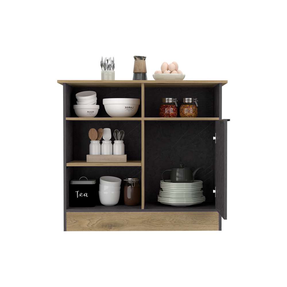 Isla de Cocina Imantra Onix y Macadamia 100 cm - Cocinas | Bylmo