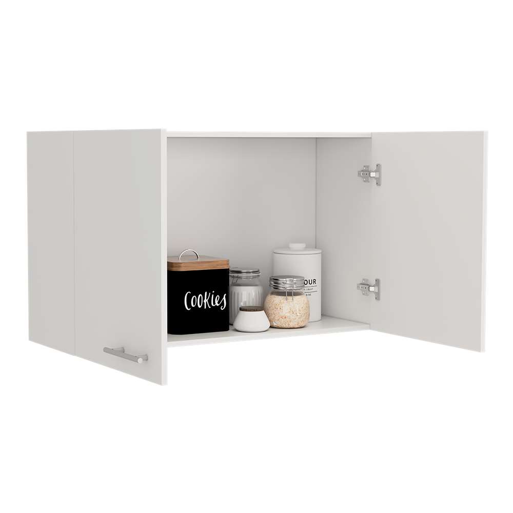 Mueble Auxiliar Manchester Blanco 100 cm con Dos Puertas - Muebles Organizadores | Bylmo
