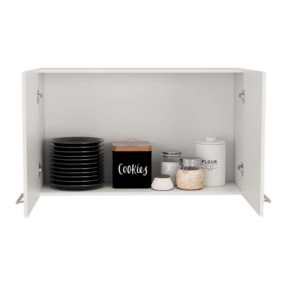 Mueble Auxiliar Manchester Blanco 100 cm con Dos Puertas - Muebles Organizadores | Bylmo