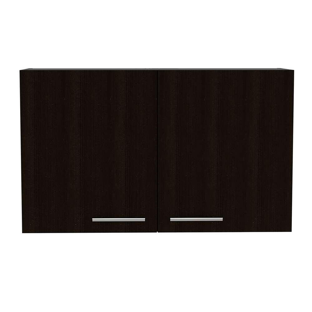 Mueble Auxiliar Manchester Wengue 100x60cm con Un Entrepaño y Un Compartimiento - Muebles Organizadores | Bylmo