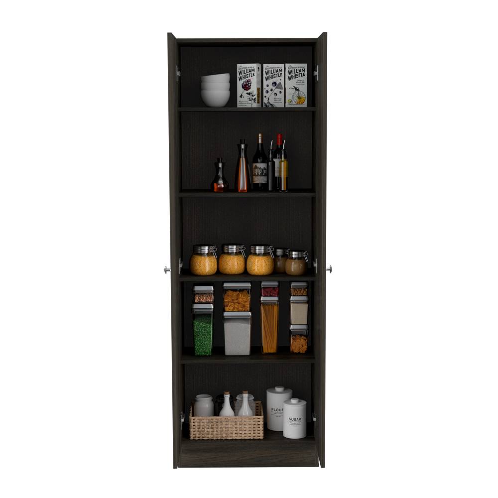 Alacena Multiusos Carbón 60 cm con Dos Puertas - Muebles Organizadores | Bylmo