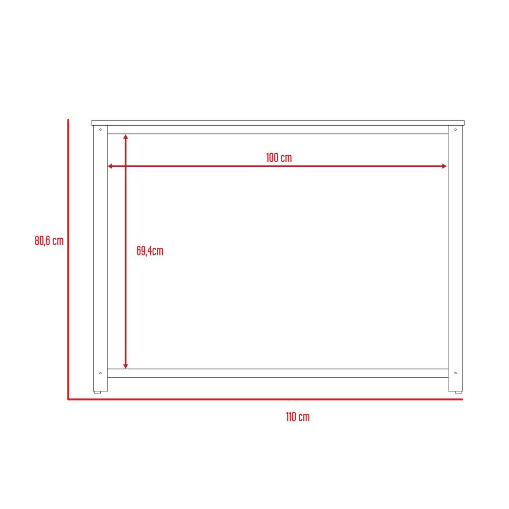 Arrimo Ferrato Duna 60 cm Minimalista - Bifes | Bylmo