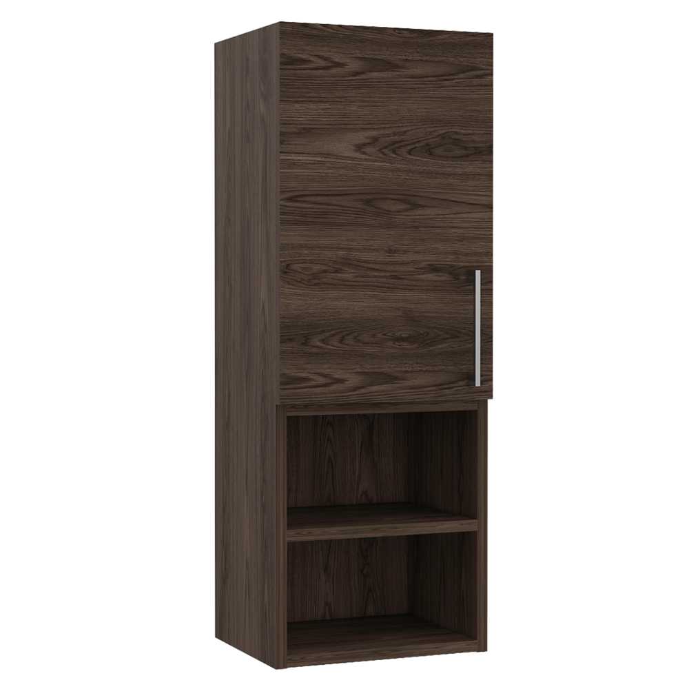 Gabinete de Baño Barcelona Coñac 30x81.5cm Rectangular sin Espejo y con Dos Entrepaños - Gabinetes | Bylmo