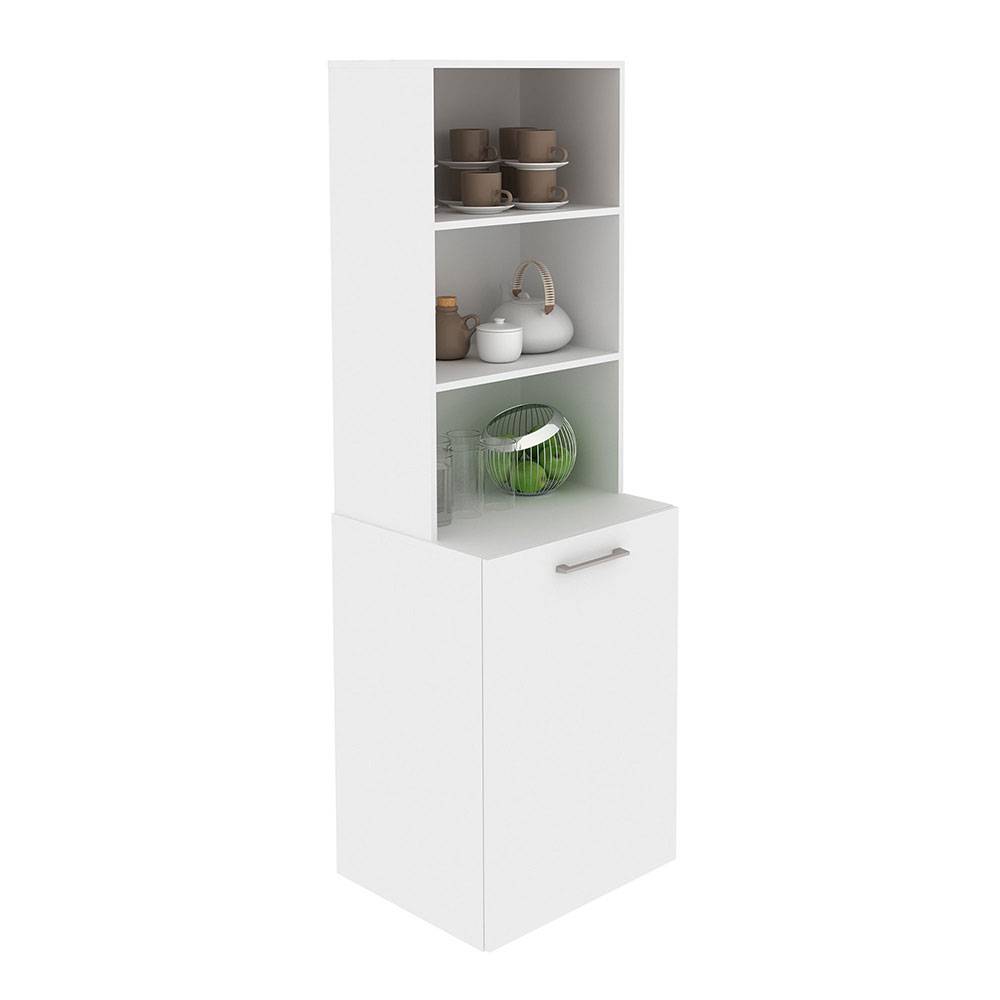 Mueble Auxiliar Boston Blanco 136 cm Transformable - Muebles Organizadores | Bylmo
