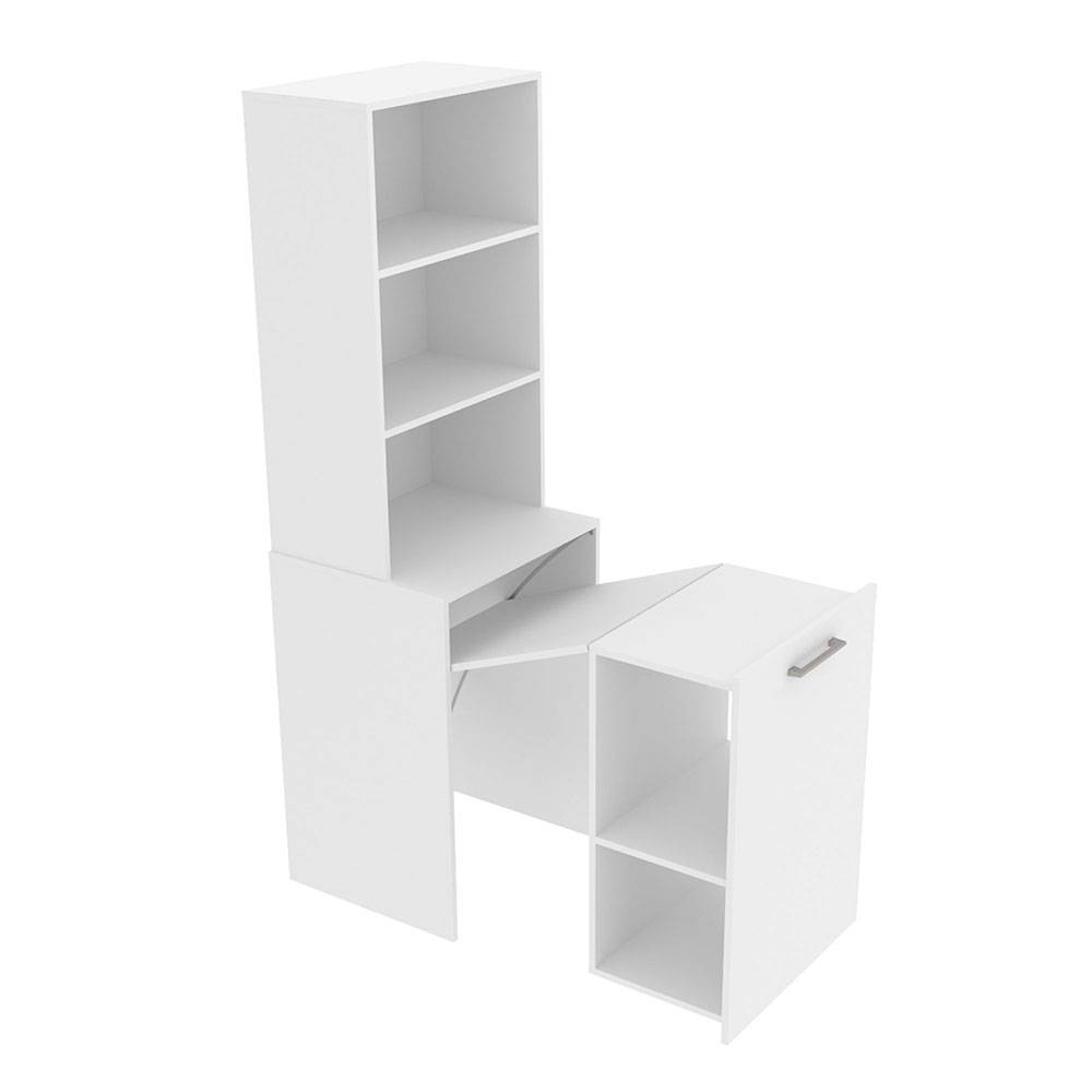 Mueble Auxiliar Boston Blanco 136 cm Transformable - Muebles Organizadores | Bylmo