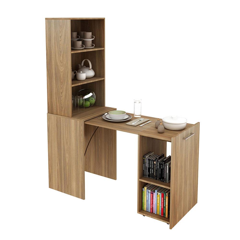 Mueble Auxiliar Boston Cafe 136 cm Transformable - Muebles Organizadores | Bylmo