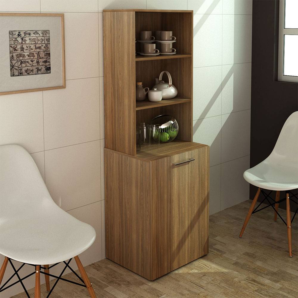 Mueble Auxiliar Boston Cafe 136 cm Transformable - Muebles Organizadores | Bylmo