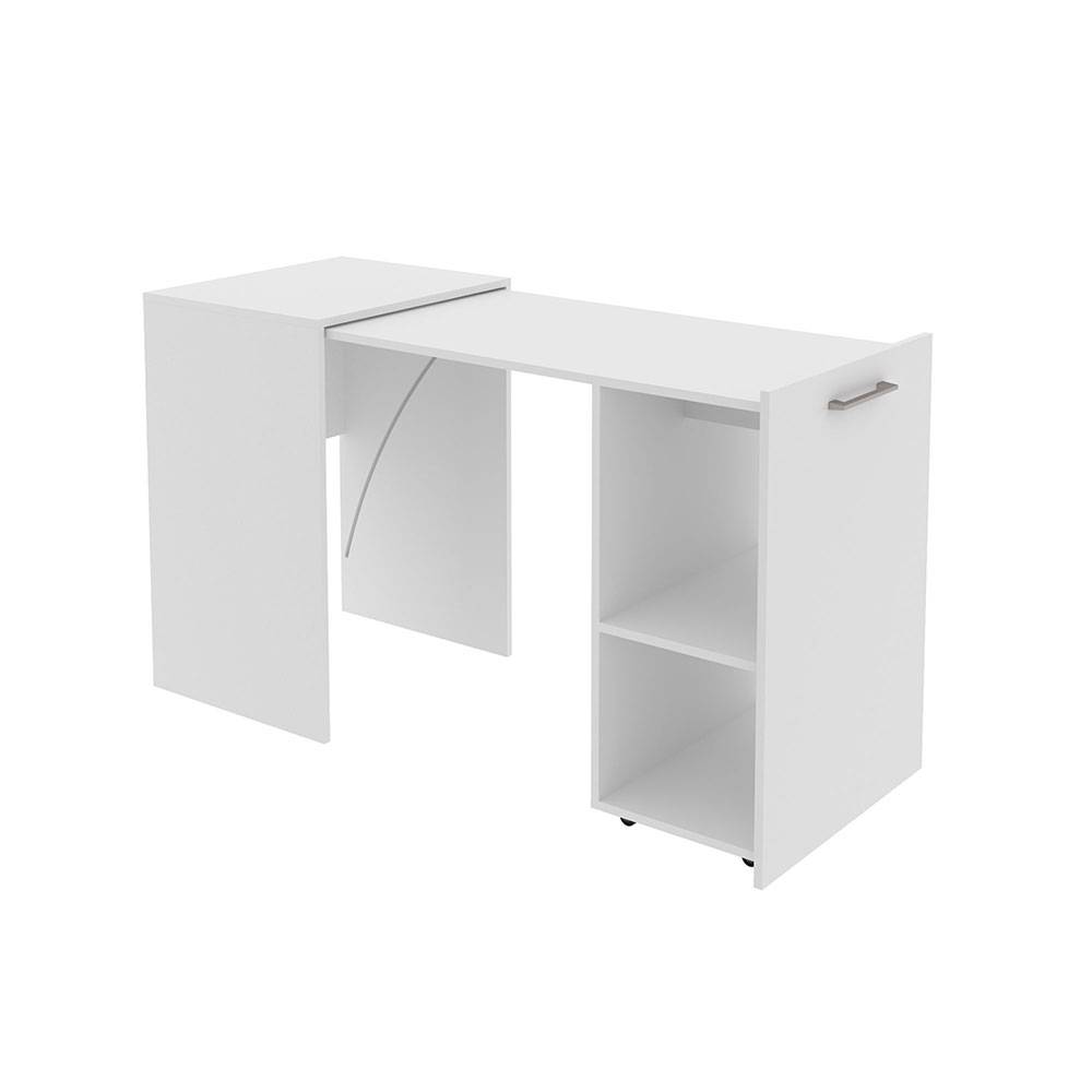 Mueble Auxiliar Budapest Blanco 131 cm Transformable - Muebles Organizadores | Bylmo