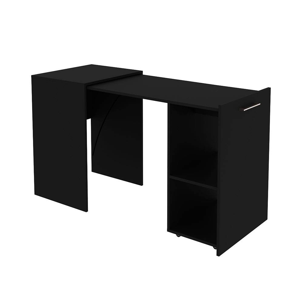 Mueble Auxiliar Budapest Negro 131 cm Transformable - Muebles Organizadores | Bylmo