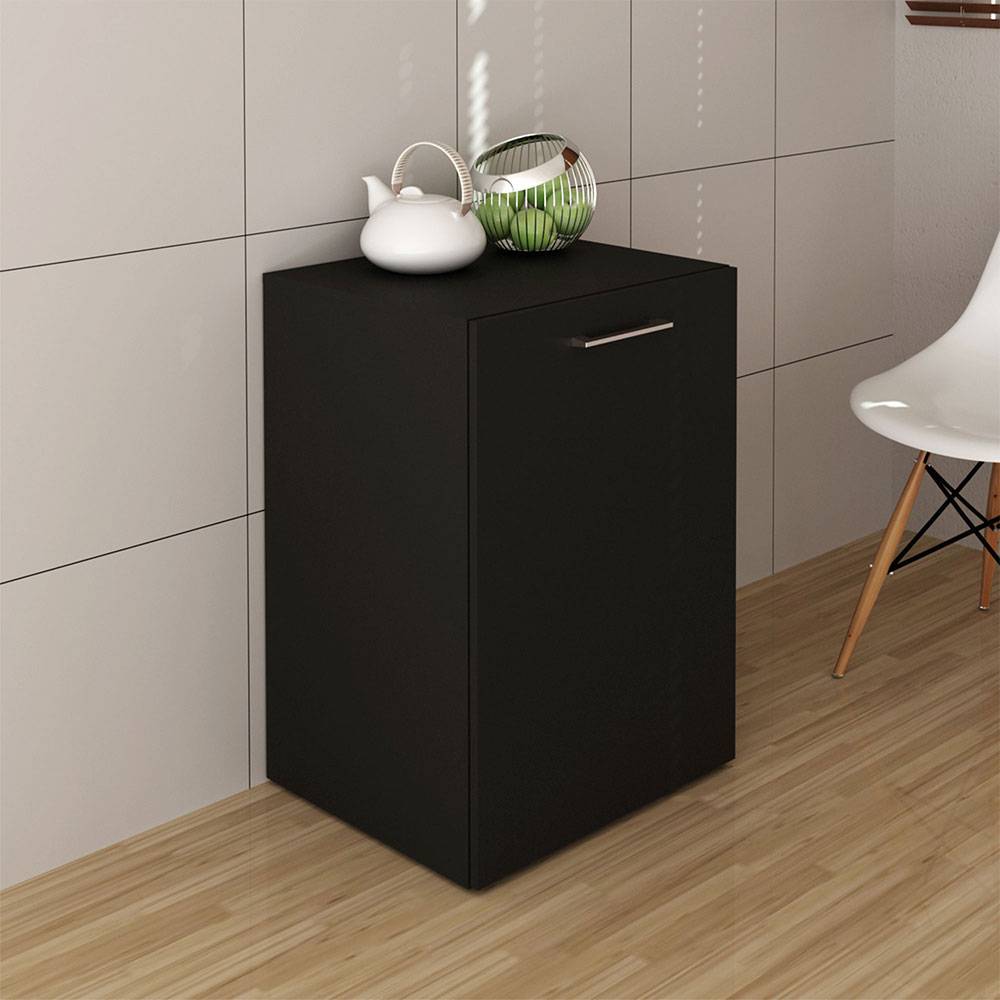 Mueble Auxiliar Budapest Negro 131 cm Transformable - Muebles Organizadores | Bylmo