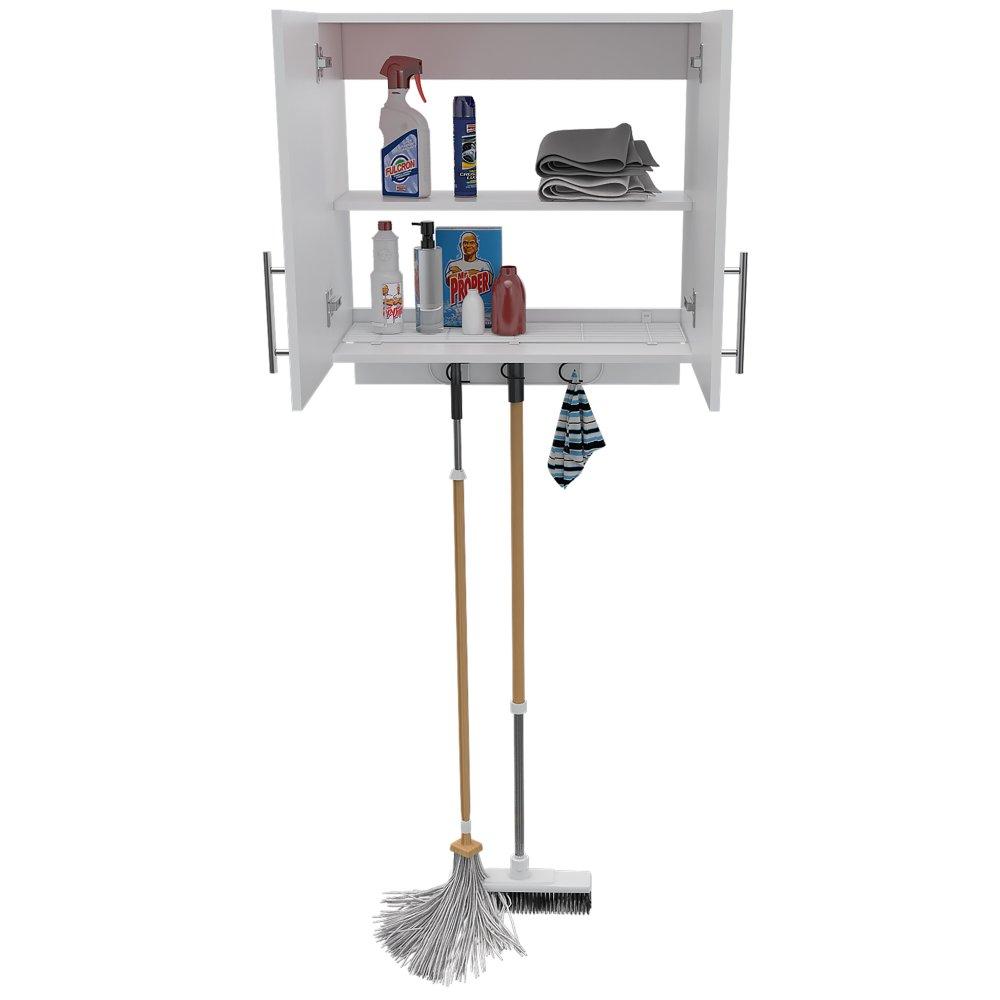 Mueble Auxiliar Kymo Blanco 67 cm con Dos Puertas - Muebles Organizadores | Bylmo