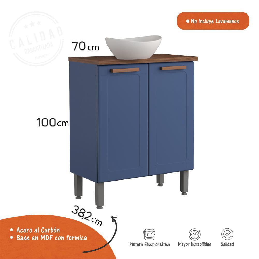 Mueble Perm Blue Navy 70 cm con Dos Puertas - Gabinetes | Bylmo