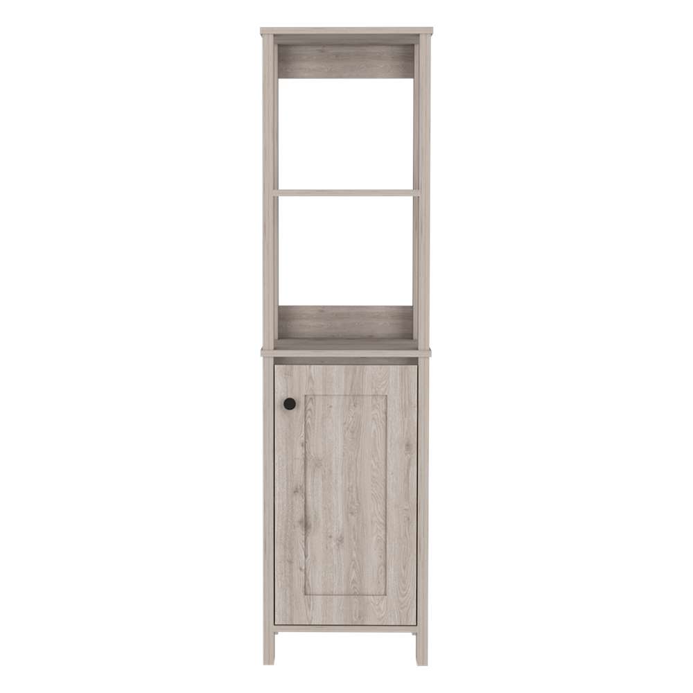 Mueble St Clair Ceniza 40 cm con Una Puerta y Entrepaños - Gabinetes | Bylmo