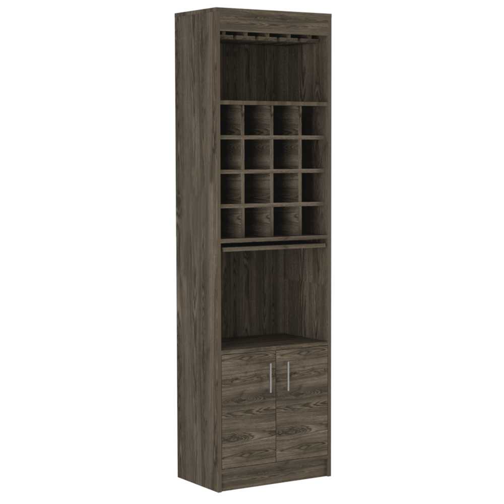 Bar Kava Coñac 51x180cm con Un Cajón y con Dieciséis Portabotellas - Bares | Bylmo