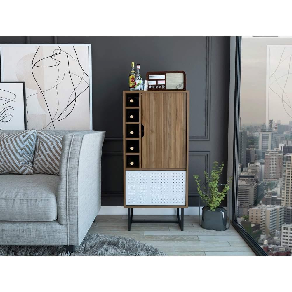 Bar Pergamo Gales y Blanco 53 cm con Dos Puertas - Bares | Bylmo