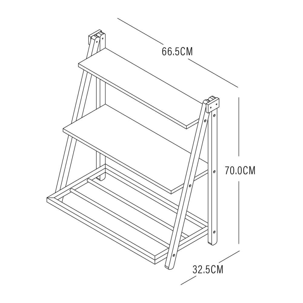Mueble Dom Pino 65 cm - Repisas y Percheros | Bylmo